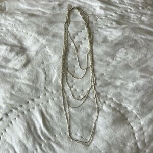 Banana republic multi strand necklace.  Layered look.